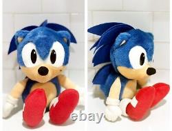 Peluche vintage de Sonic Hedgehog de Sega des années 90 14' en peluche de Caltoy Gamer RARE