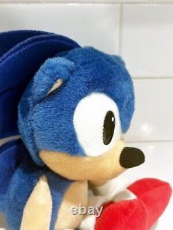 Peluche vintage de Sonic Hedgehog de Sega des années 90 14' en peluche de Caltoy Gamer RARE