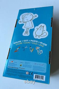 Poupée en peluche Peg et Chat, jouet d'animal en peluche de l'émission télévisée pour enfants PBS Kids Imports Dragon RARE