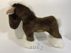 RARE Merrythought Cheval en Peluche Jouet en Peluche Fabriqué en Angleterre