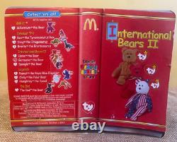 Rare Retraité Ty Bonnet Bébé Germania 1999 Nourriture En Peluche Mcdonald's Animal Farci