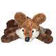 Red Fox Plush Realistic Frappy Beans Gingham Bow Animal Adventure 2003 20 Pouces