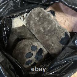 Société de jouets pour chats effrayants - Peluche rare d'hyène tachetée de 6 pieds ! NON REMBOURRÉ Prix de détail suggéré - 300 $