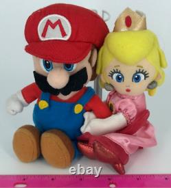 Super Mario Peluche & Peach COMMONWEALTH ÉCHANTILLON/PROTOYPE 5 EXTREMEMENT RARE