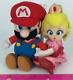 Super Mario Peluche & Peach Commonwealth Échantillon/protoype 5 Extremement Rare