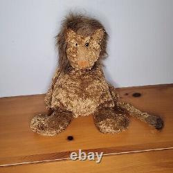 Traduisez ce titre en français : Peluche en forme de lion Jellycat Brown Wild Thing ULTRA RARE HTF en peluche souple et rembourrée