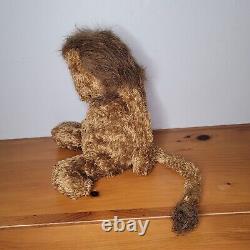 Traduisez ce titre en français : Peluche en forme de lion Jellycat Brown Wild Thing ULTRA RARE HTF en peluche souple et rembourrée