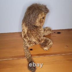 Traduisez ce titre en français : Peluche en forme de lion Jellycat Brown Wild Thing ULTRA RARE HTF en peluche souple et rembourrée