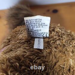 Traduisez ce titre en français : Peluche en forme de lion Jellycat Brown Wild Thing ULTRA RARE HTF en peluche souple et rembourrée