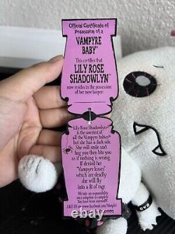 Vamplets La Nurserie Cauchemardesque de Gloomvania Lily Rose & Peluches Bitemares