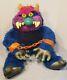 Vintage My Pet Monster En Peluche Farcie Animal Un Ensemble De Menottes Amtoy 1986