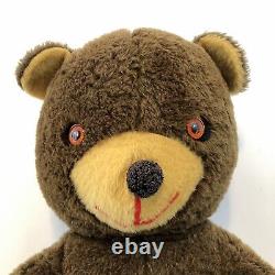 Vintage Teddy Bear Animal Fair Inc Peluche Animal Farci 42 Très Rare Hôles