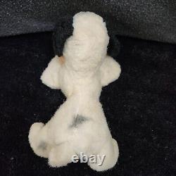 Vtg Rushton Chien en Peluche Dalmatien avec Visage en Caoutchouc RARE si Mignon ! À Lire