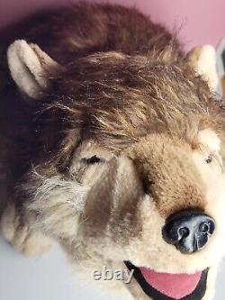 Wild Republic 24 Loup réaliste en peluche grand peluche animal hurlant Rare